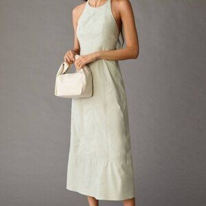Maeve Anthropologie Seamed Halter Midi Dress